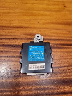 Módulo de advertencia de robo Toyota 4Runner 2003-2009 89730-35010 12 V OEM usado P6623b163 Foto 1 de 2