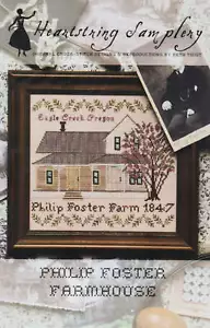 Philip Foster Farmhouse by Heartstring Samplery cross stitch pattern - Picture 1 of 1