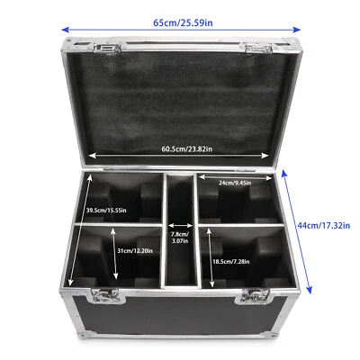 Flight Case For 4Pcs 150W Beam Moving Head Stage Light Hard Case with wheels - Image 1 of 4