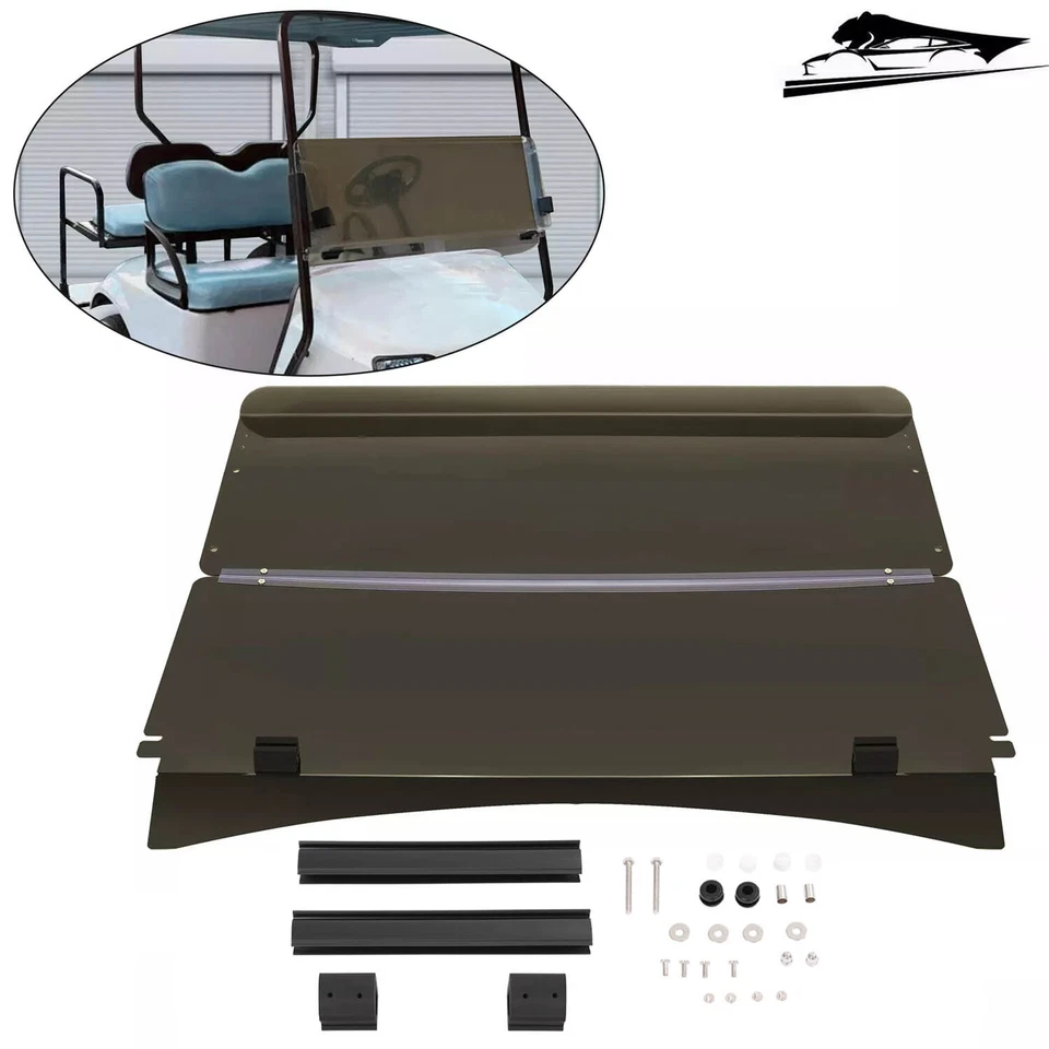 Carro de golf EZGO TXT 2014 + plegable parabrisas tintado con herrajes Foto 1 de 4