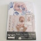NoJo Photo Op Fitted Baby Crib Sheet Farmhouse Chic Photo Ready Backdrop New