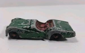 Vintage 1950s Triumph TR-3 TootsieToy Made in USA 3” green ROUGH CONDITION V23 - Picture 1 of 6