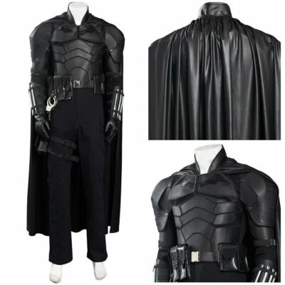 The Batman Cosplay Bruce Wayne Costume Halloween Outfit Full Set - Image 1 of 4