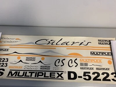 DEKORBOGEN MULTIPLEX CULARIS 2007 MPX724437 NEW - Immagine 1 di 2