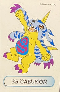 Digimon Sticker Crazy Planet 2000 35 Gabumon (O5-1-147$) - Picture 1 of 2