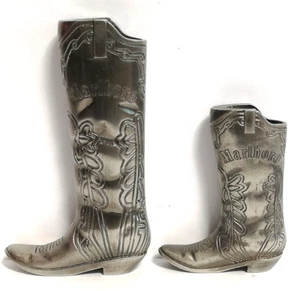 Very Rare Exclusive Marlboro Cowboy Boot Case for MAXI Bic Lighter J6 - Picture 1 of 24