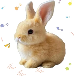 Bunby - My Realistic Bunny Toy,Easter Interactive Plush Bunny,Realistic Bunny Ca - Picture 1 of 6