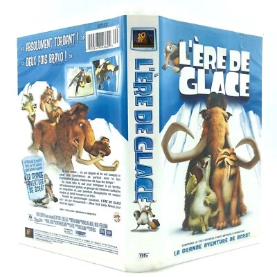 L'Ère De Glace - Ice Age VHS 2002 Blue Sky Studios Français French Animation - Image 1 of 4