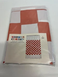 ANKYO Pink / White Plaid Shower Curtain - 1 Ct - 70 inches x 72 inches - Picture 1 of 1