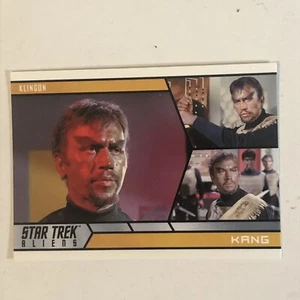 Star Trek Aliens Trading Card #10 Kang - Picture 1 of 2