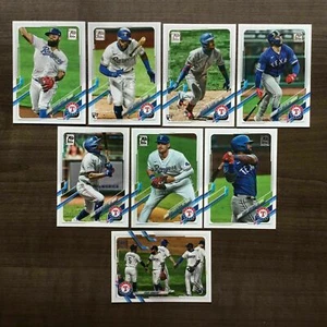 2021 Topps Conjunto completo de equipo de los Rangers de Texas Arihara Taveras apóstol Adolis García 31 - Imagen 1 de 3