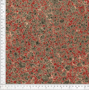 Handmarmoriertes Papier zum Buchbinden, Muschelmuster 48x67cm 19x26in Serie d873 - Bild 1 von 1