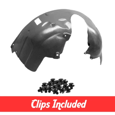 Front Passenger Side Fender Liner w/ Clips For 2008-2011 Ford Focus FO1249131 Foto 1 de 4