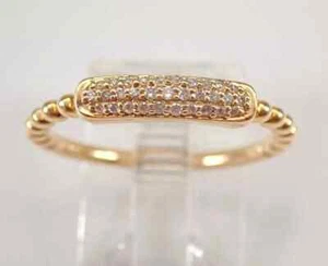 1,25 Karat runder Schliff simulierter Diamant Hochzeitsband Ring in 14k gelb vergoldet - Bild 1 von 6