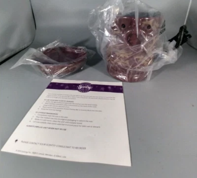 Guirnalda de ciruela SCENTSY plato calentador tamaño completo RETIRADO NUEVO EN CAJA Foto 1 de 4