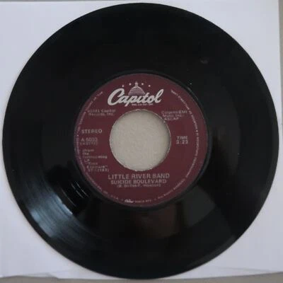 LITTLE RIVER BAND SUICIDE BOULEVARD/THE NIGHT OWLS CAPITOL VINYL 45 VG 25-77 - Image 1 of 2