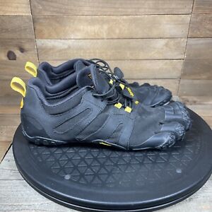Vibram V-Trail 2.0 Black Yellow Hiking Shoes 19W7601 Womens Size 7.5-8
