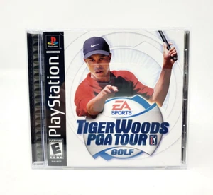 Tiger Woods PGA Tour Golf (Sony PlayStation 1) PS1 completo con manuale - Foto 1 di 5