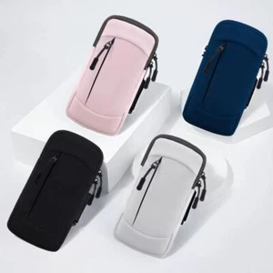 Large capacity Wrist Bag PU Phones Arm Pouch New Arm Sleeve Sports - Photo 1/11