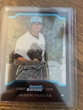 2004 BOWMAN CHROME JASON VARGAS #BDP97
