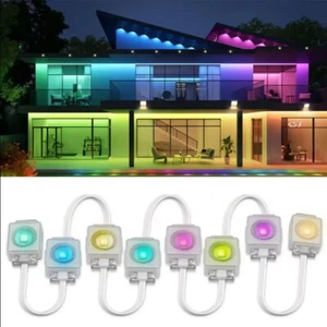 15M Smart RGBIC Permanent Lights Outdoor Music LED Eave Christmas Lights Xmas AU - Picture 1 of 20