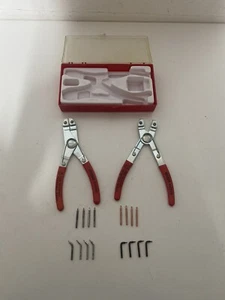 Vintage Milbar Tools Sicherungsringzangen-Set innen/außen mit Wechselspitzen - Bild 1 von 17