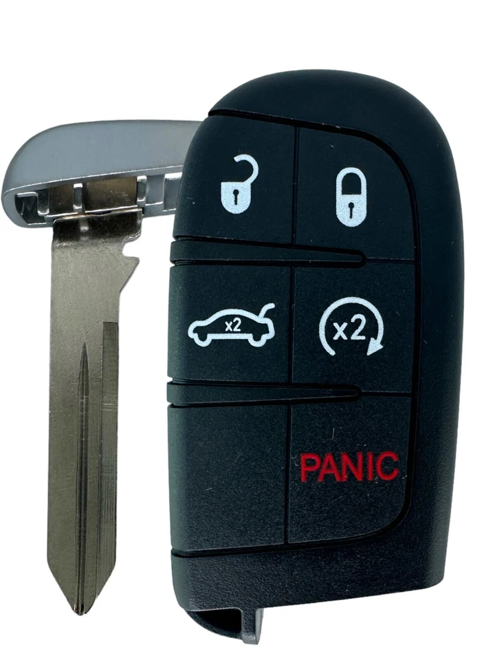 5 botones para Chrysler 200 2015 2016 2017 mando a distancia inteligente coche llave proximidad Foto 1 de 4