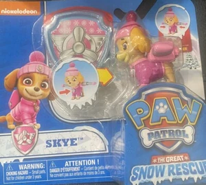 Paw Patrol GREAT SNOW RESCUE  Skye  Exclusive Figure Winter Jet Pack - Picture 1 of 2