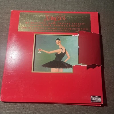 Kanye West / My Beautiful Dark Twisted Fantasy 2010 3x Vinyl LP NM/VG READ - Image 1 of 2