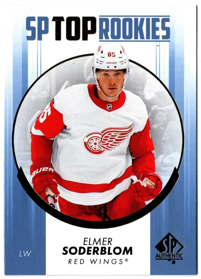 2022-23 Upper Deck SP Authentic Top Rookies Blue ELMER SODERBLOM TR-15 Red Wings - Image 1 of 1