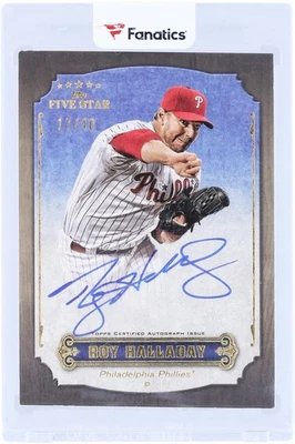 Autographed Roy Halladay Phillies Baseball Slabbed Card Item#14349819 COA - Image 1 of 3