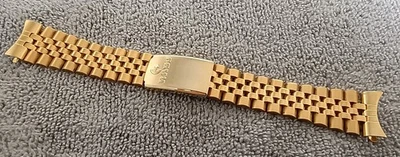 BONITA PULSERA RADO TONO DORADO ESLABONES FINALES 20 MM ESTILO JUBILEO PARA REPUESTO Foto 1 de 4