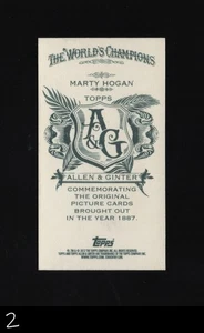 2012 Topps Allen & Ginter Mini NNO #340 Marty Hogan Print/50 - Picture 1 of 2