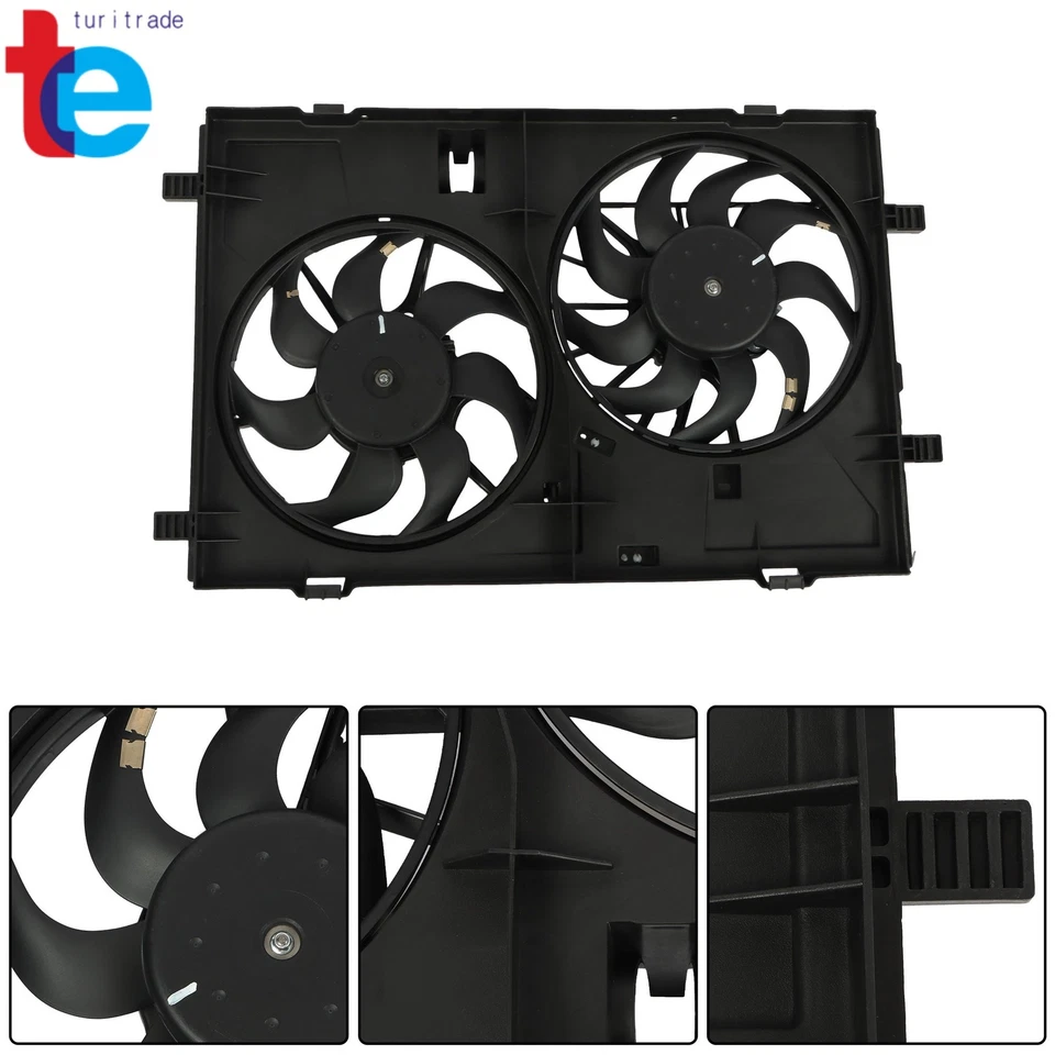 for Lincoln MKZ 2007-2008 2009 Radiator Cooling Fan Assembly 621-091 7H6Z8C607B Foto 1 de 4