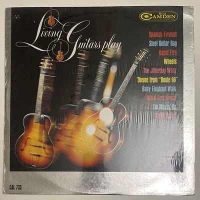 Vinyl Record, Living Guitars Play, w/ Shrink 1963 Foto 1 de 4