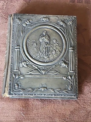 Argento 800 Religioso Orazioni Tributi Al Cielo 1930 Sac. D. G. Caironi - Immagine 1 di 4