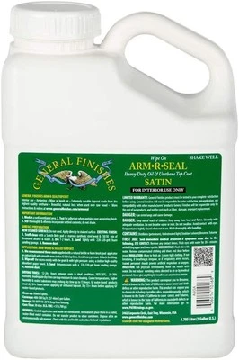 General Finishes Arm-R-Seal Oil Based Topcoat, 1 Gallon, Satin - Image 1 of 2