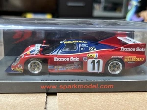 RONDEAU M382 LE MANS 1982 1/43 RESIN CAR MODELS BY SPARK S2274 NEW SEALED - Picture 1 of 10