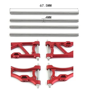 4PCS 4x67.5MM Swing Arm Pins for ARRMA 1/8 6S KRATON/SENTON/TYPHON RC Car Parts - Picture 1 of 5