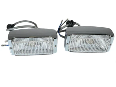 Juego de faros antiniebla cromados completos para Porsche 911 modelo G 1974-1989 Foto 1 de 4