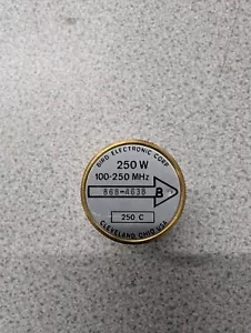 BIRD 250C PLUG IN ELEMENT SLUG 0 - 250 WATTS 100-250 MHz THRULINE 43 - Zdjęcie 1 z 1