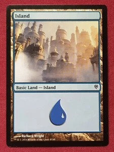 Magic The Gathering DUEL DECKS JACE VS VRASKA ISLAND 40 land card MTG - Picture 1 of 2