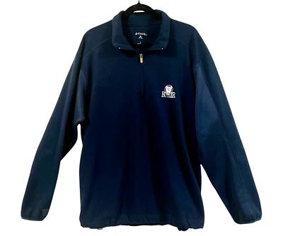 Pullover Butler University Antigua Para Hombres Grande Azul 1/4 Cremallera Polar Dobladillo Ajustable Foto 1 de 4