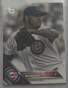2016 Topps Baseball # 481 HECTOR RONDON Chicago Cubs Vintage Stock Parallel /99