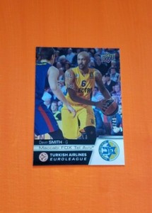 2015-16 Upper Deck Turkish Airlines Euroleague Foil /49 #E25 Devin Smith