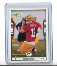 AARON RODGERS 2005 SCORE ROOKIE CARD #352