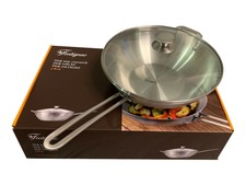 Fontignac by Zwilling Wok mit Deckel 30cm Induktion Edelstahl Wokpfanne Pfanne