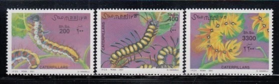 SOMALIA Caterpillars MNH set - Image 1 of 1