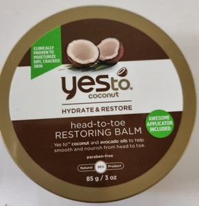 Yes To Coconut Head to Toe Restoring Body Balm, 3 Ounce - Picture 1 of 4