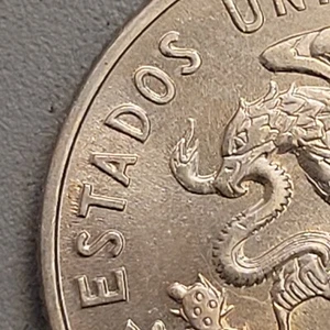 1966 Mo Mexico 25 Centavos Coin - Open Beak - Francisco Madero - Picture 1 of 3